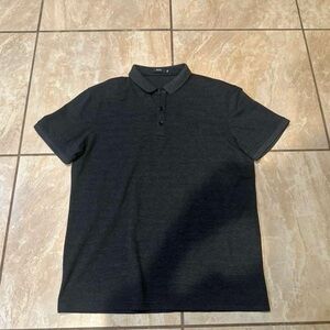 BOSS by HUGO BOSS men's polo shirt, featuring a dark heathered texture Size XL